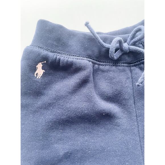 Girls Polo Ralph Lauren Navy Blue Sweatpants Joggers Size 5 - Picture 2 of 4